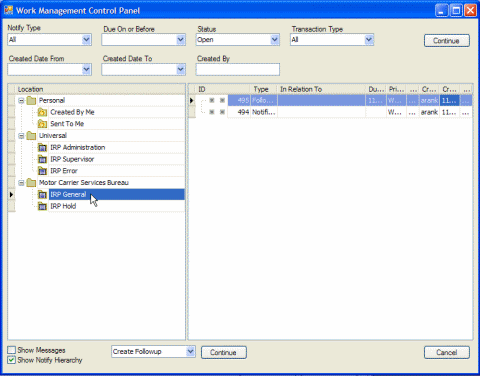 Viewing internal message in a queue